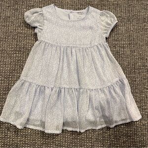 Carter's Soft Blue Floral Kids Dress